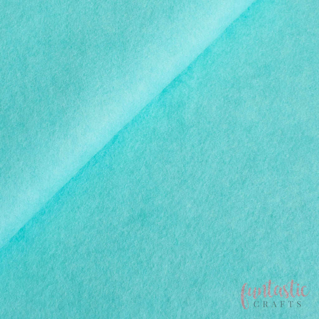 Alluring Aqua Wool Blend Felt