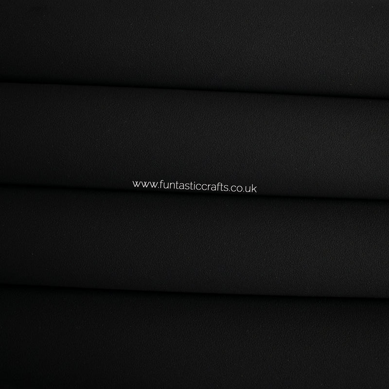 Black Faux Suede Fabric