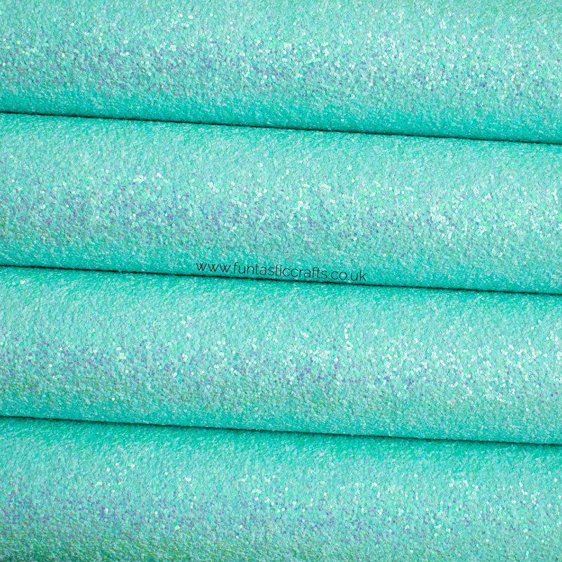 Blue Lagoon - Chunky Glitter Fabric