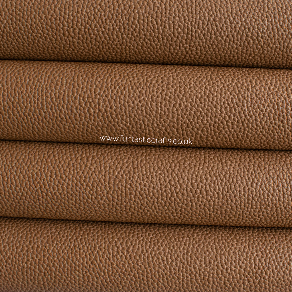 Matte Textured Leatherette - Brown