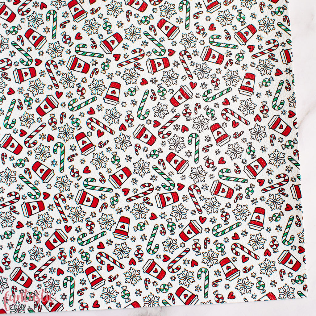 Cosy Season Christmas Printed Leatherette