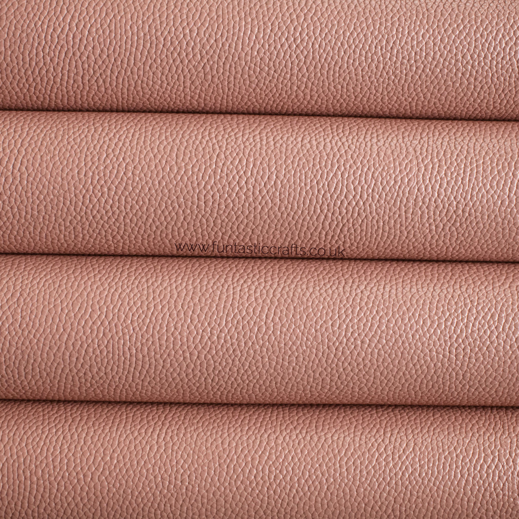 Matte Dusty Rose Textured Leatherette