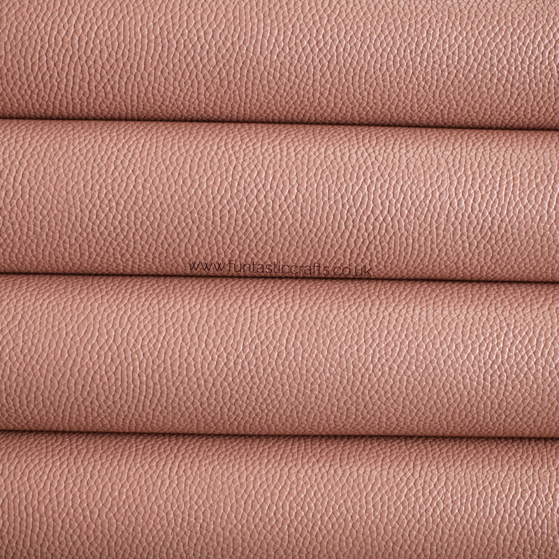 Matte Dusty Rose Textured Leatherette