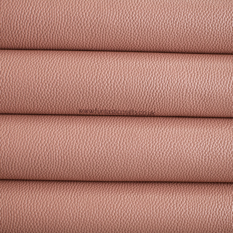 Matte Dusty Rose Textured Leatherette