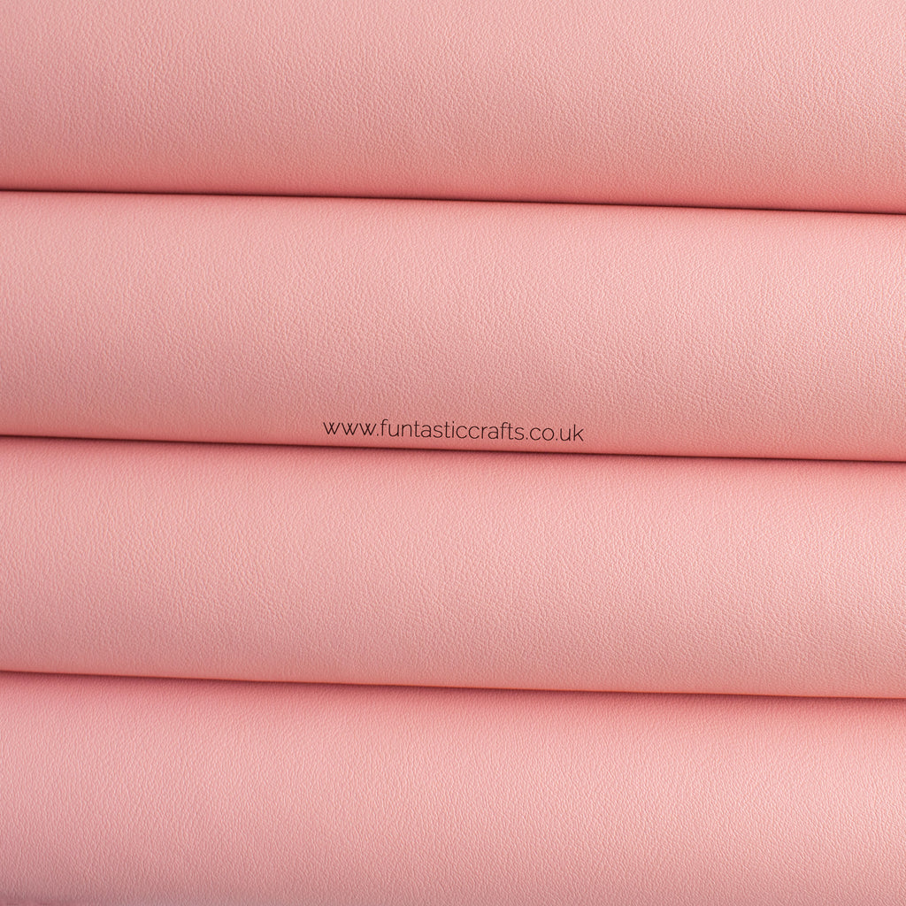 Dusty Rose Smooth Matte Leatherette Fabric