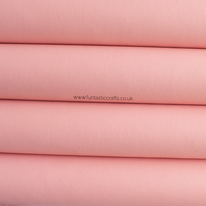 Dusty Rose Smooth Matte Leatherette Fabric