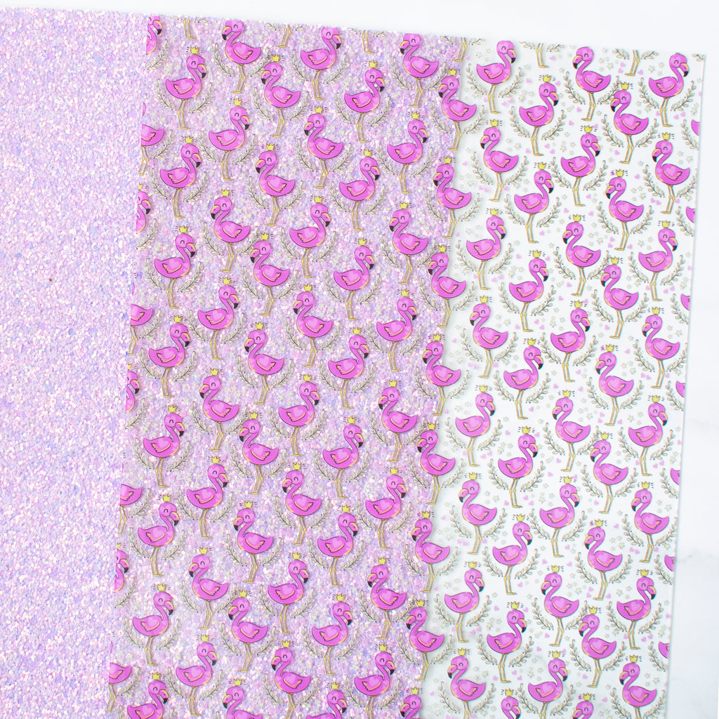 Flamingo Princess Transparent Clear TPU Fabric