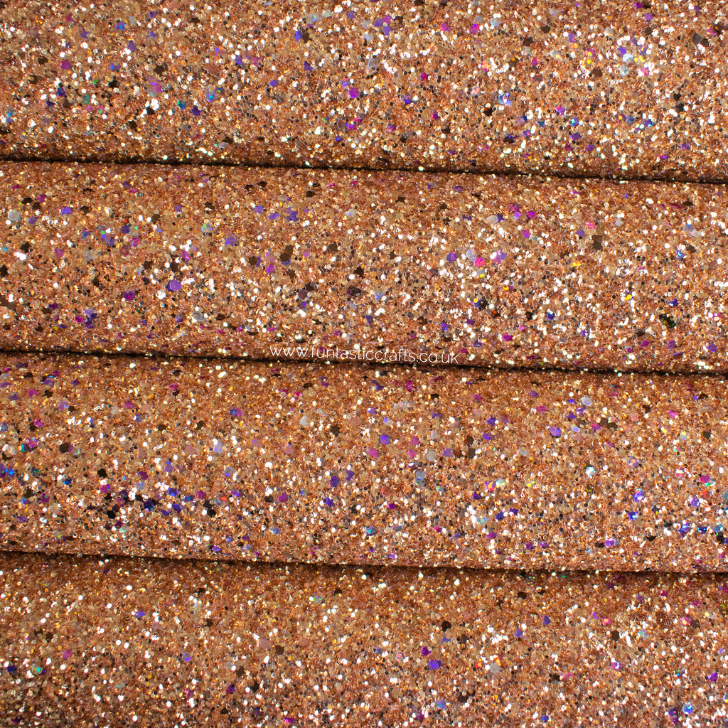 Gold Rush Chunky Glitter Fabric