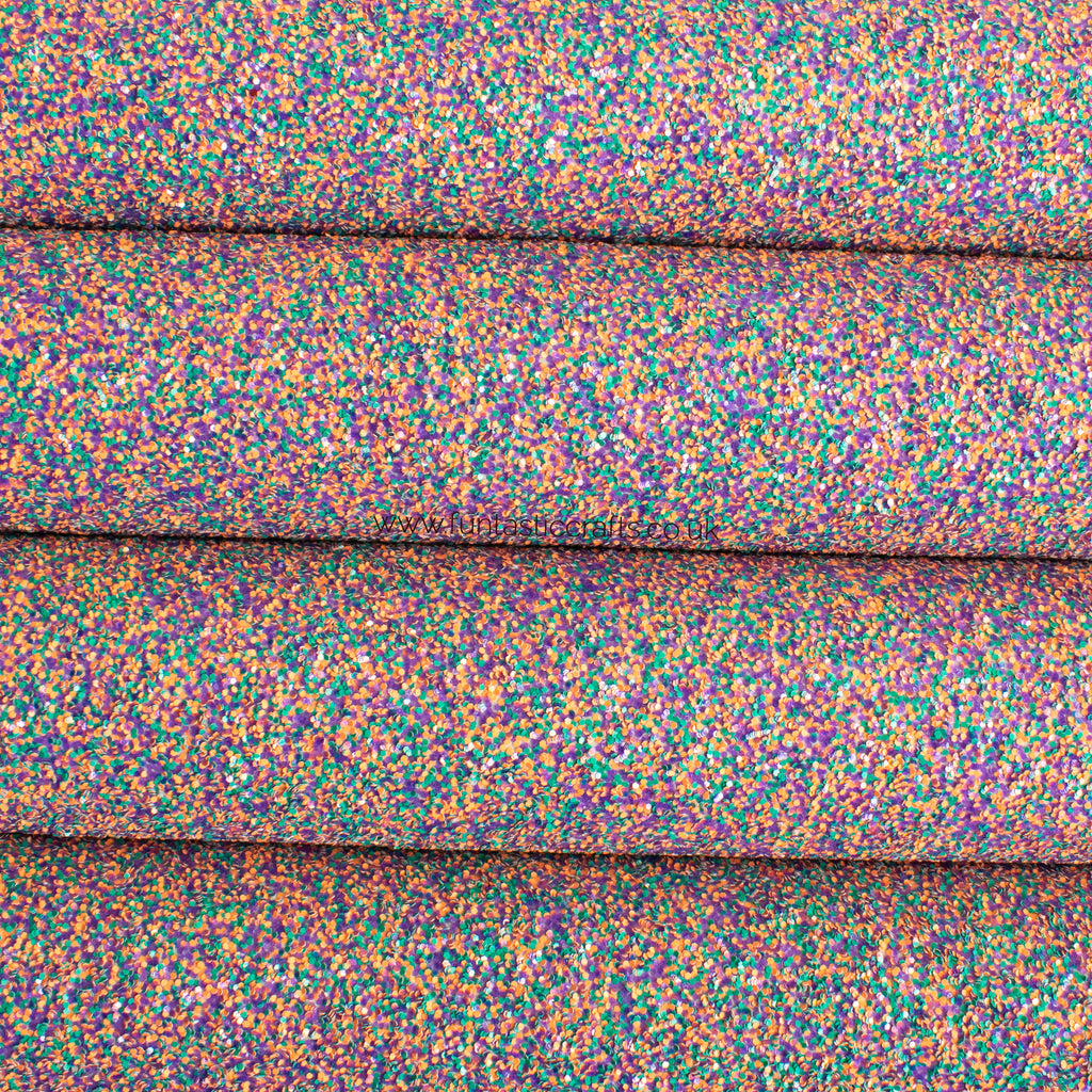 Halloween Chunky Glitter Fabric