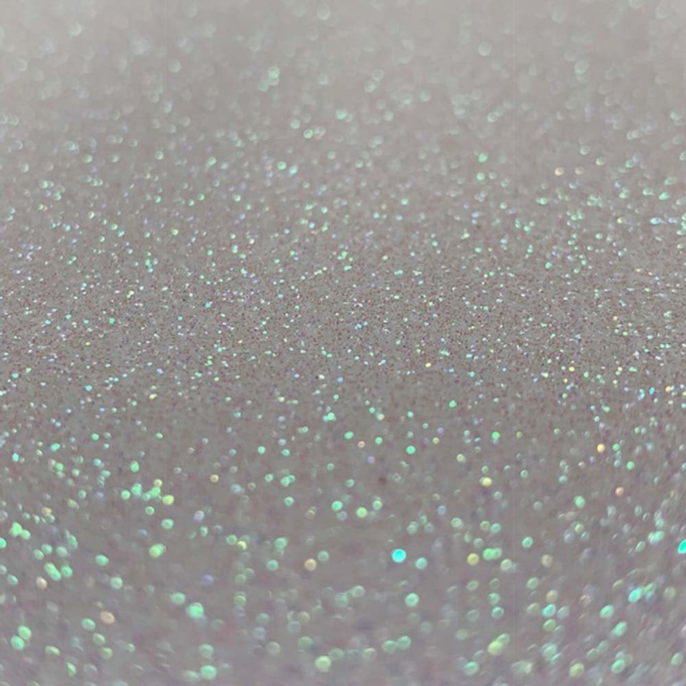 Iridescent White HTV Iron on Glitter Vinyl