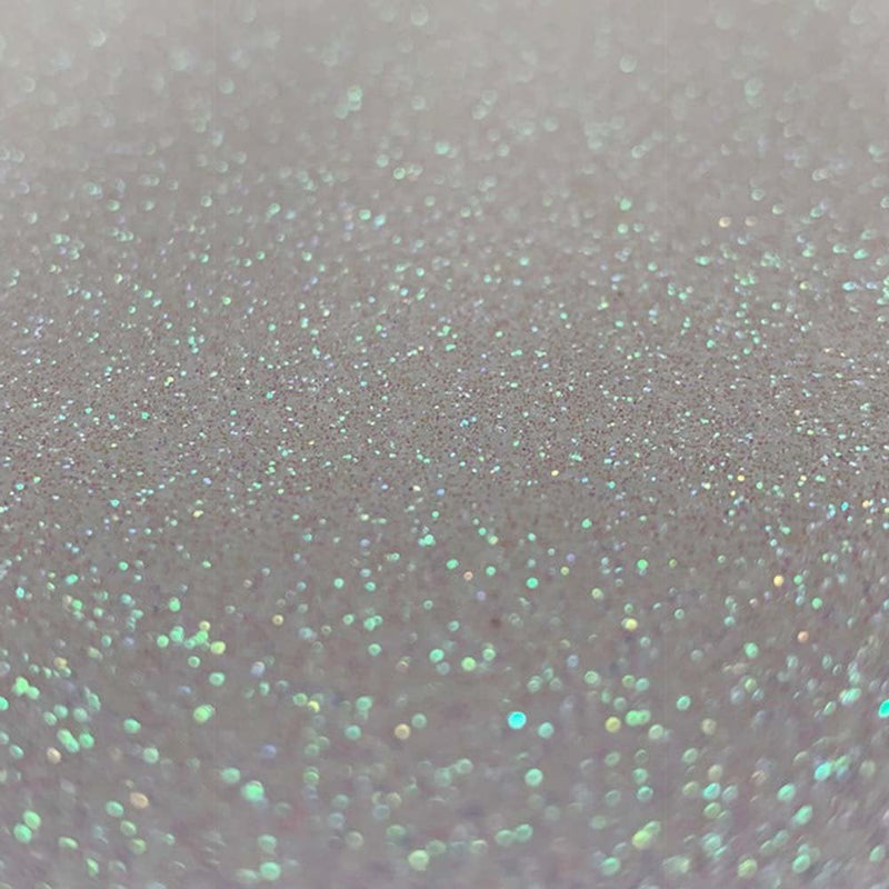 Iridescent White HTV Iron on Glitter Vinyl