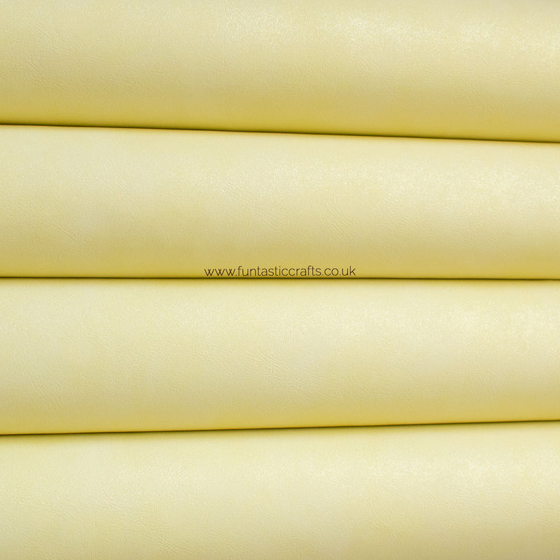 Lemon Yellow Glitter Faux Suede Fabric