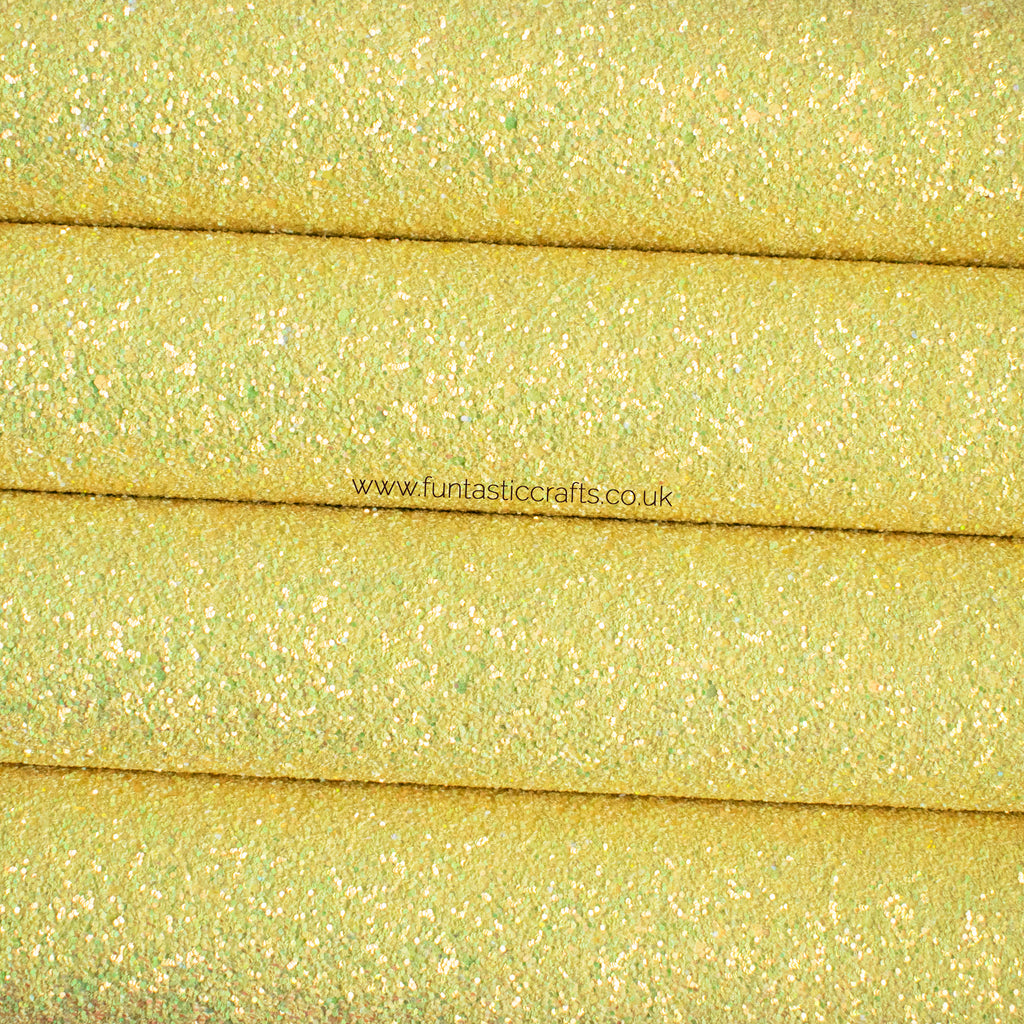 Lemonade - Chunky Glitter Fabric
