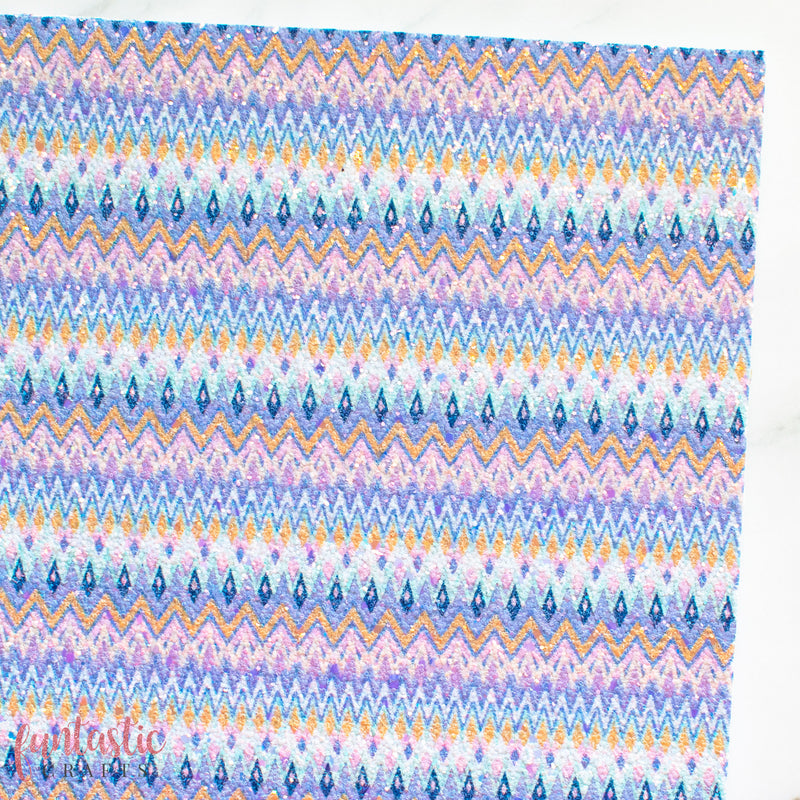 Lilac Christmas Sweater Chunky Glitter Fabric