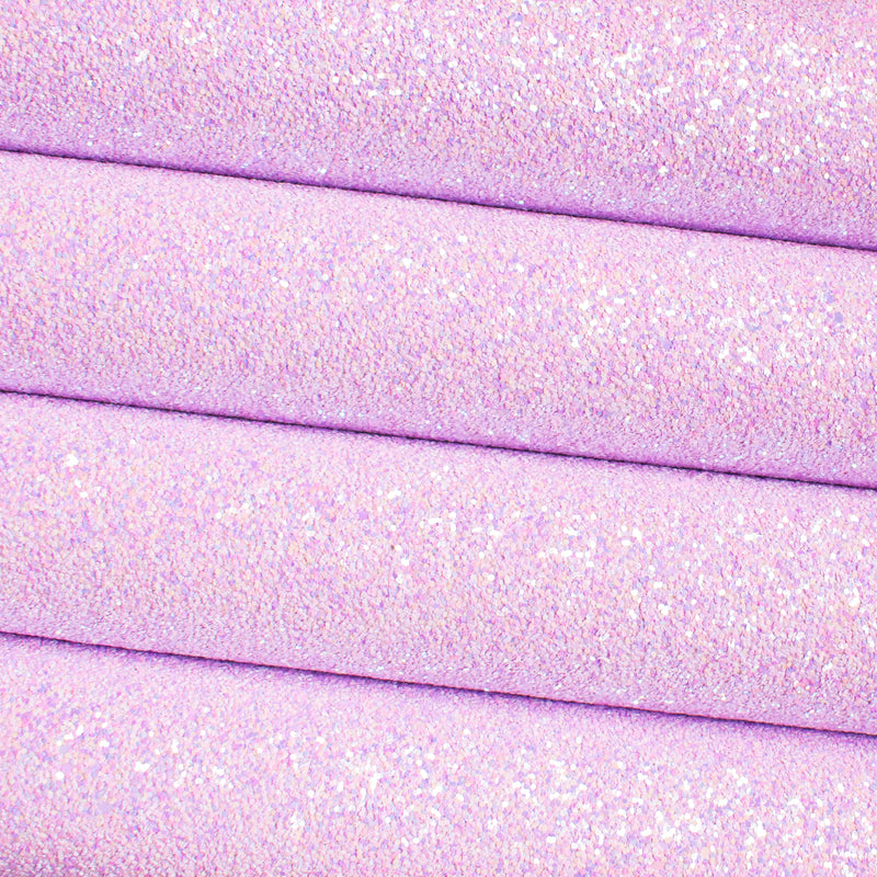 NEW Lilac Shimmer Chunky Glitter Fabric