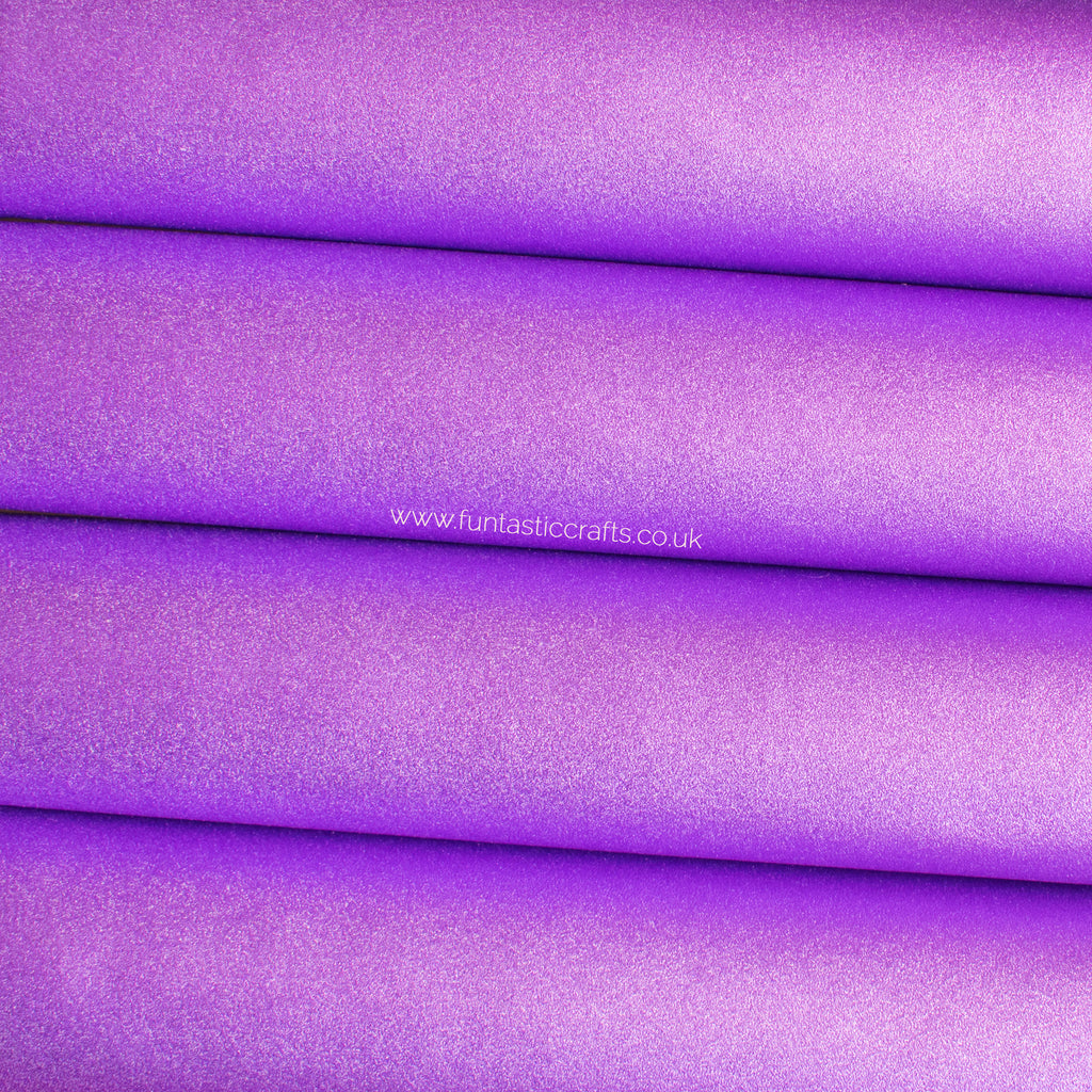 Smooth Frosted Shimmer Leatherette - Lilac Shimmer
