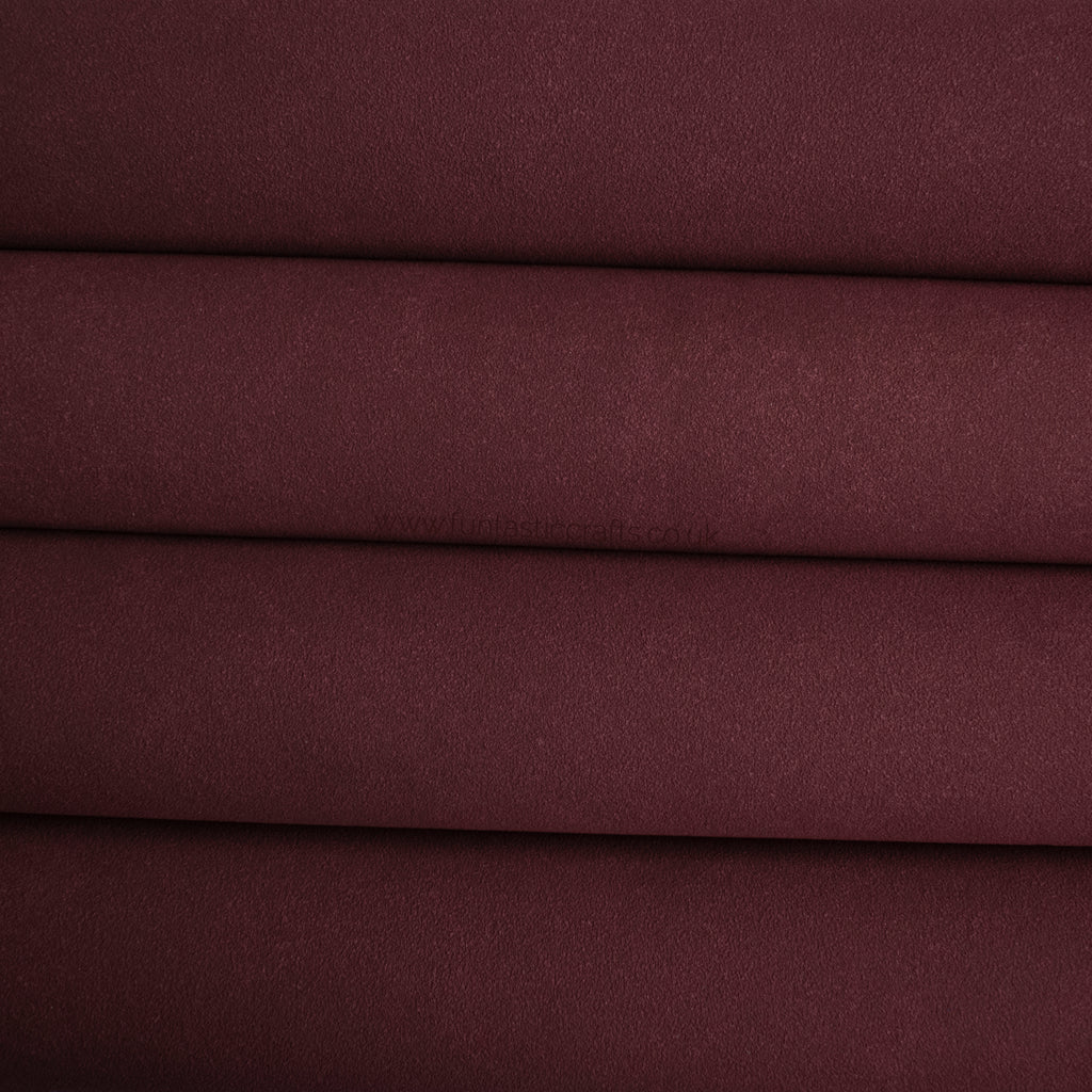 Mulberry Faux Suede Fabric