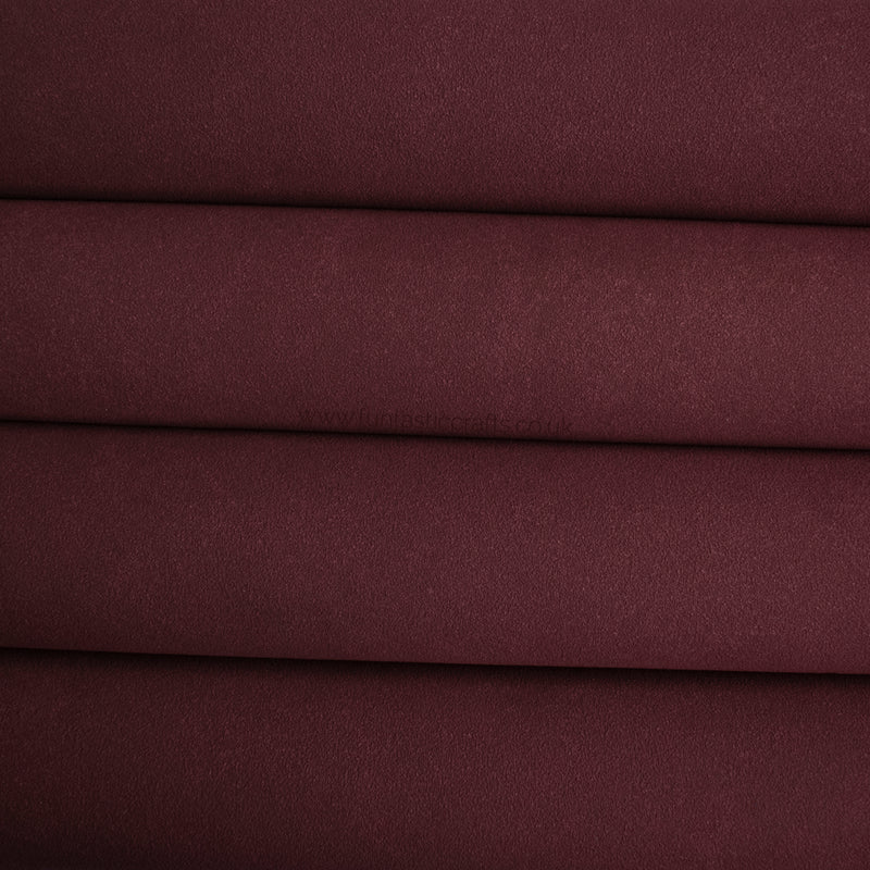 Mulberry Faux Suede Fabric