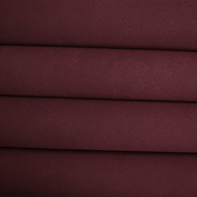 Mulberry Faux Suede Fabric