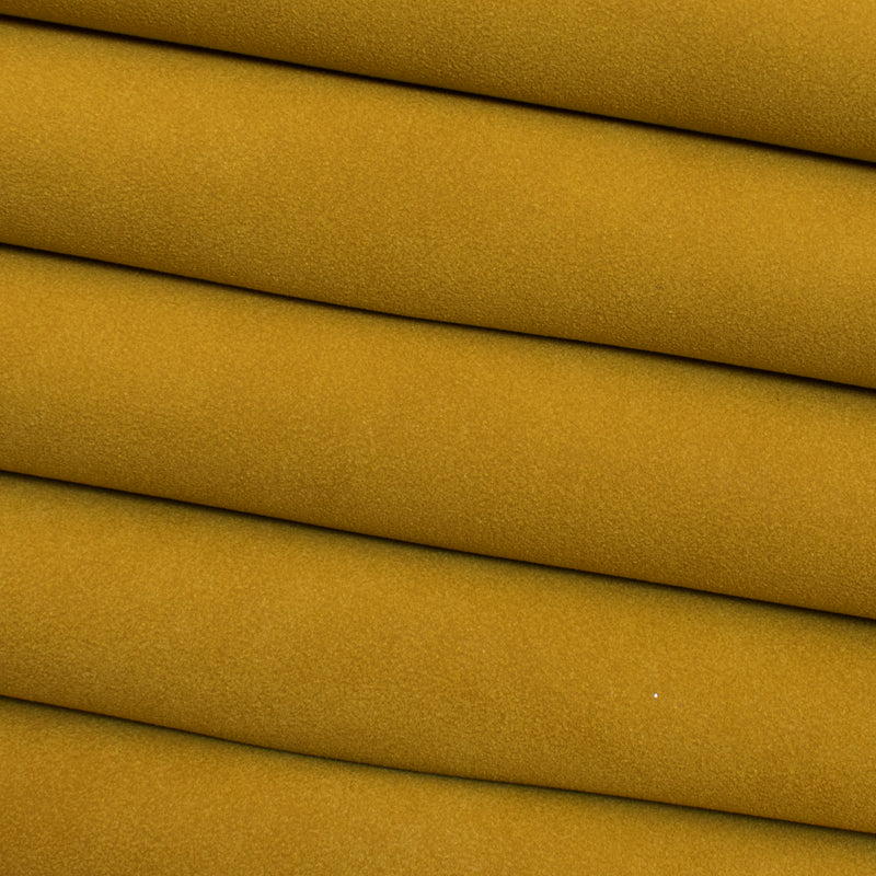*FLAWED* Mustard Faux Suede Fabric