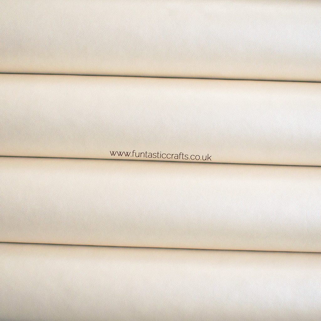 Nude Smooth Pearl Metallic Leatherette