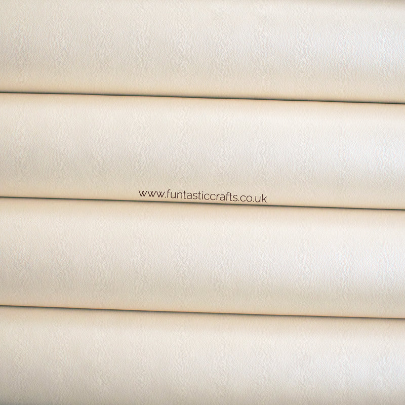 Nude Smooth Pearl Metallic Leatherette