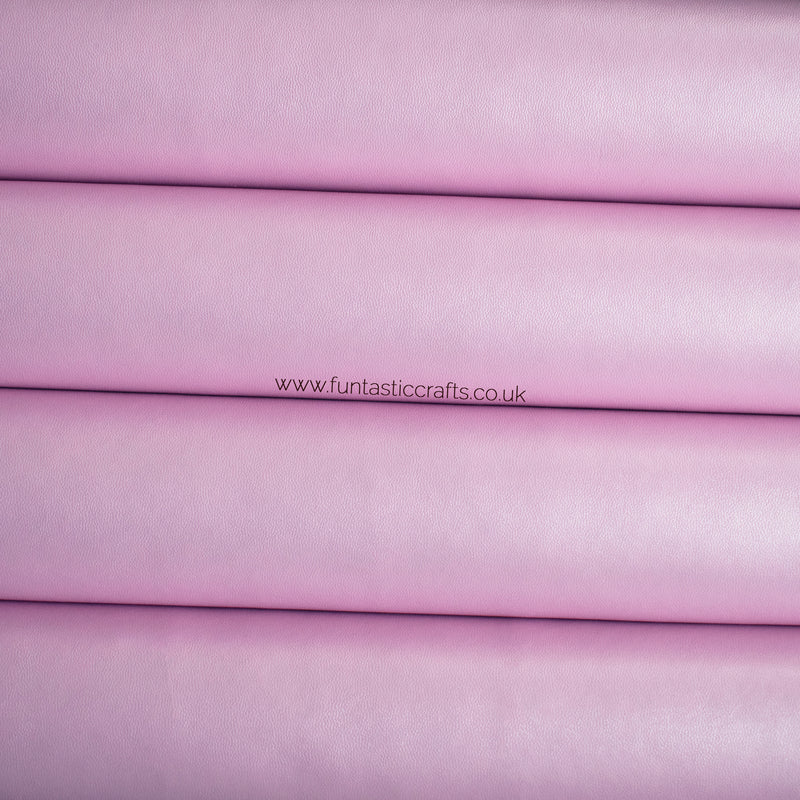 Lilac Smooth Pearl Metallic Leatherette