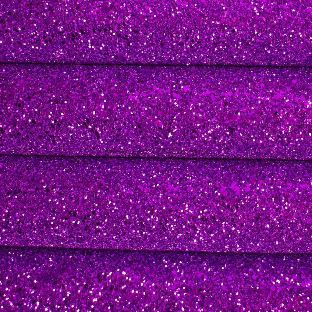 Purple Chunky Glitter Fabric