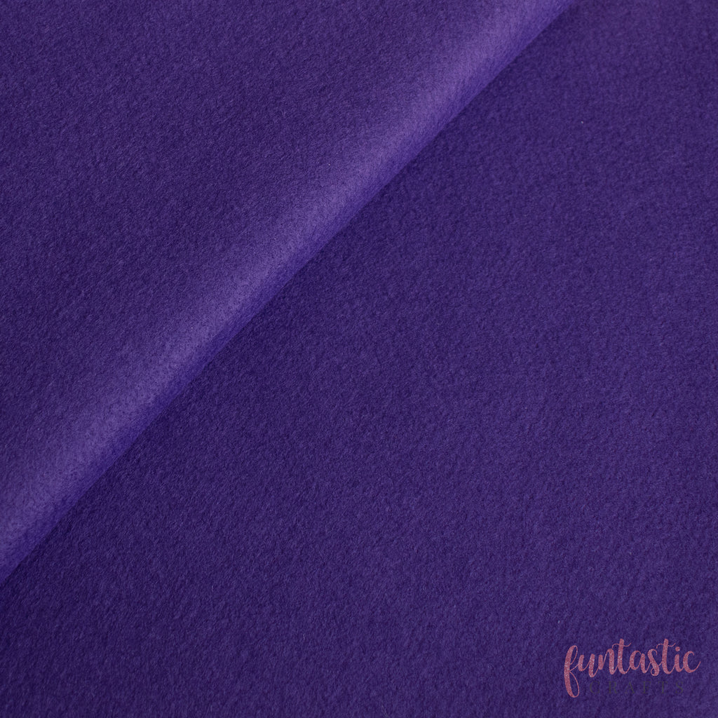 Purple Wool Blend Felt