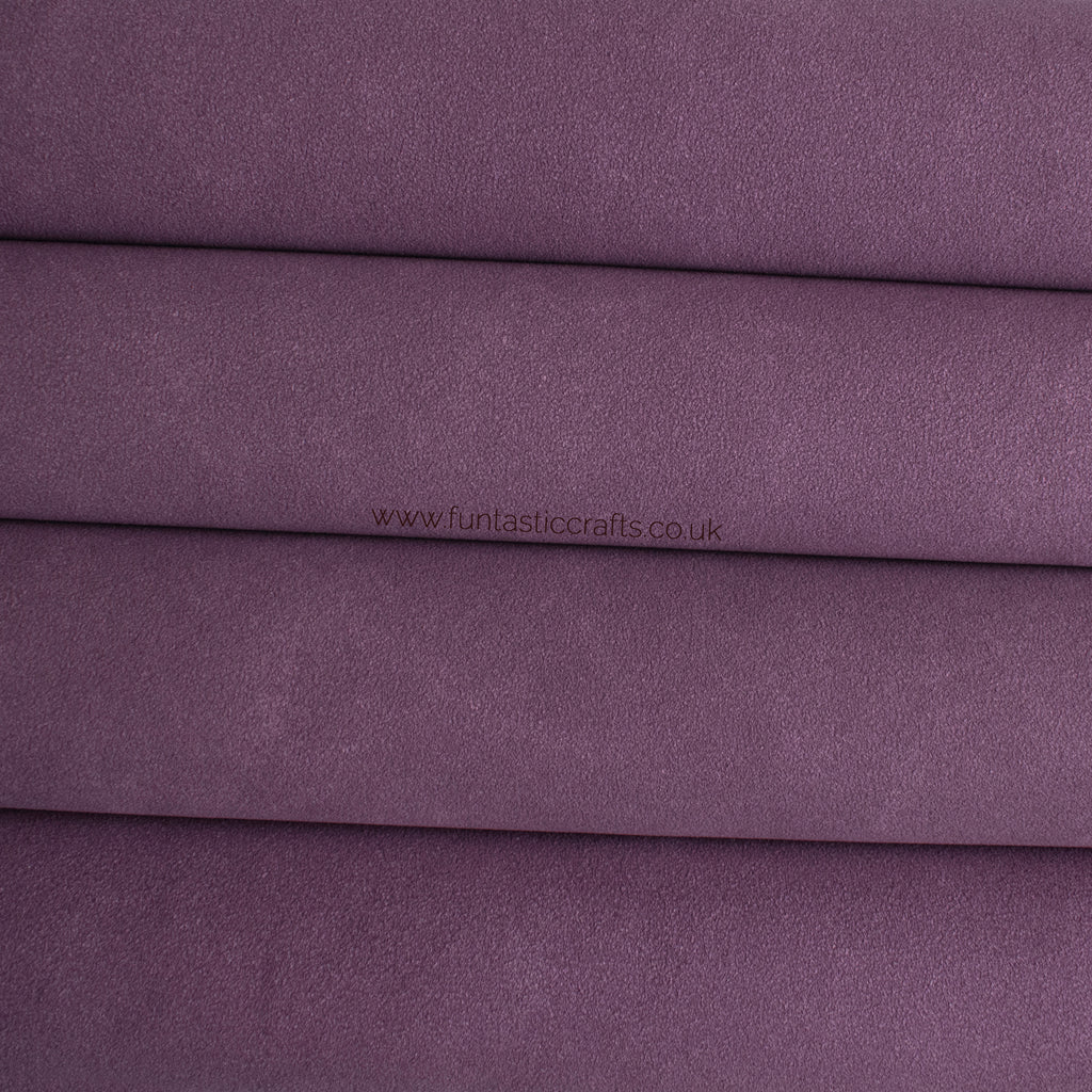 Purple Faux Suede Fabric