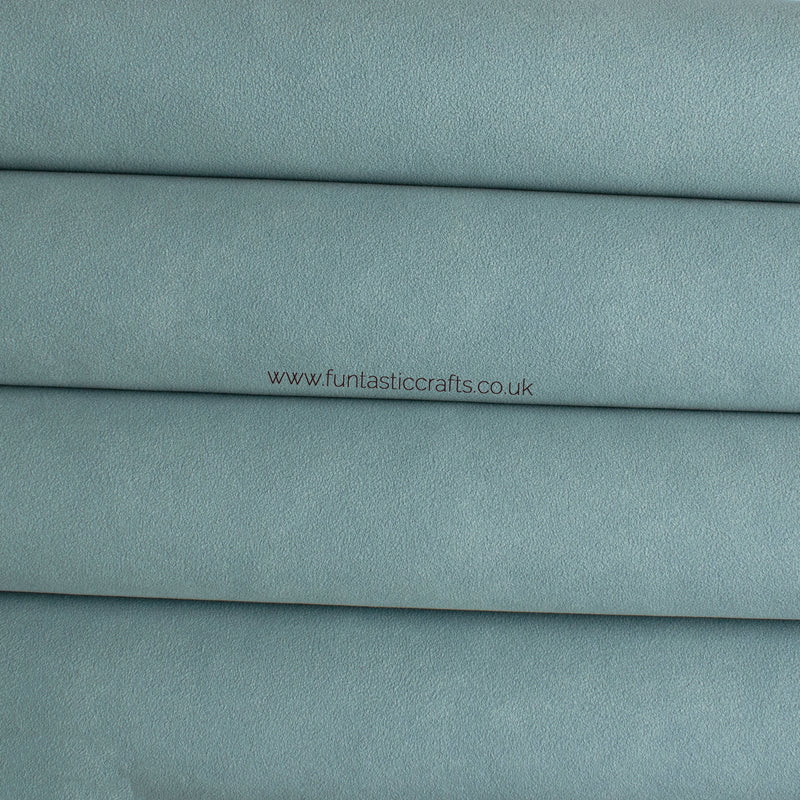 Smoke Grey Faux Suede Fabric