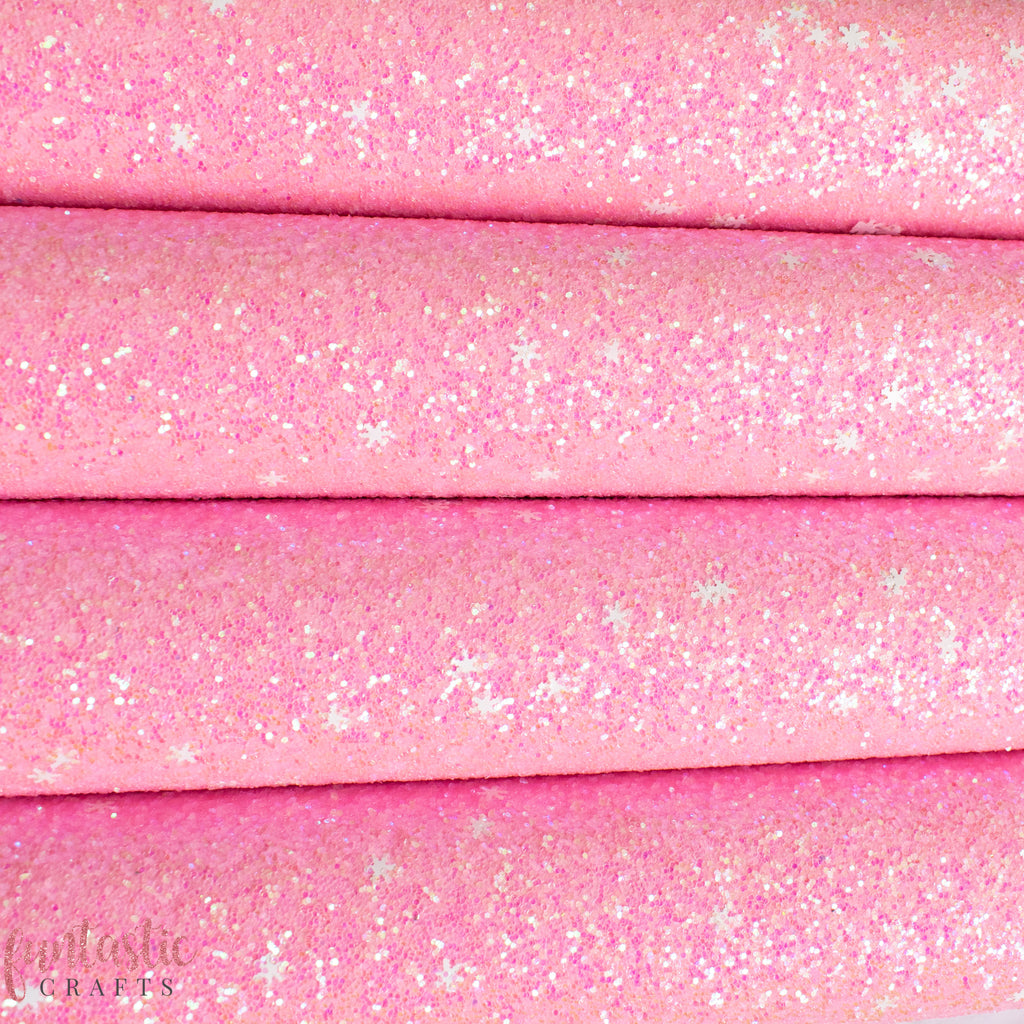Sweet Christmas Chunky Glitter Fabric