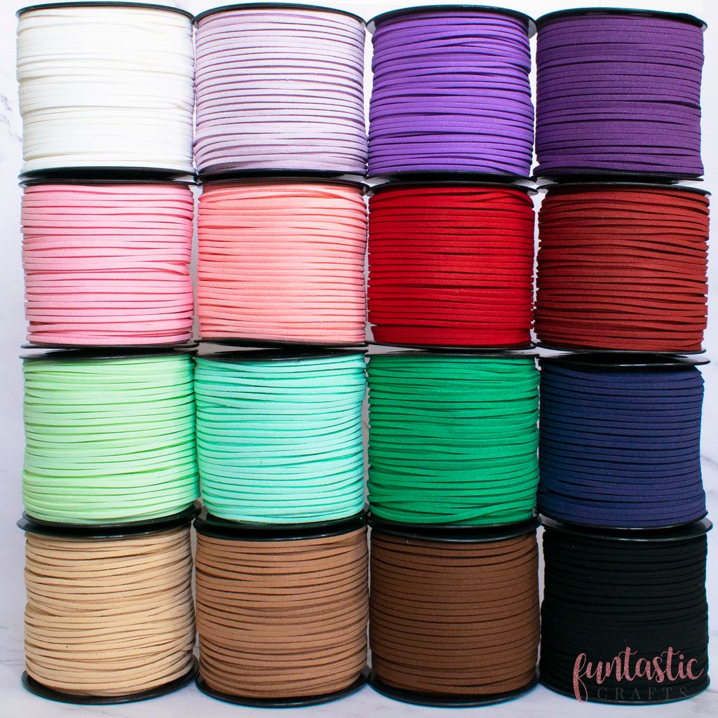 3mm Faux Suede Leather Cord