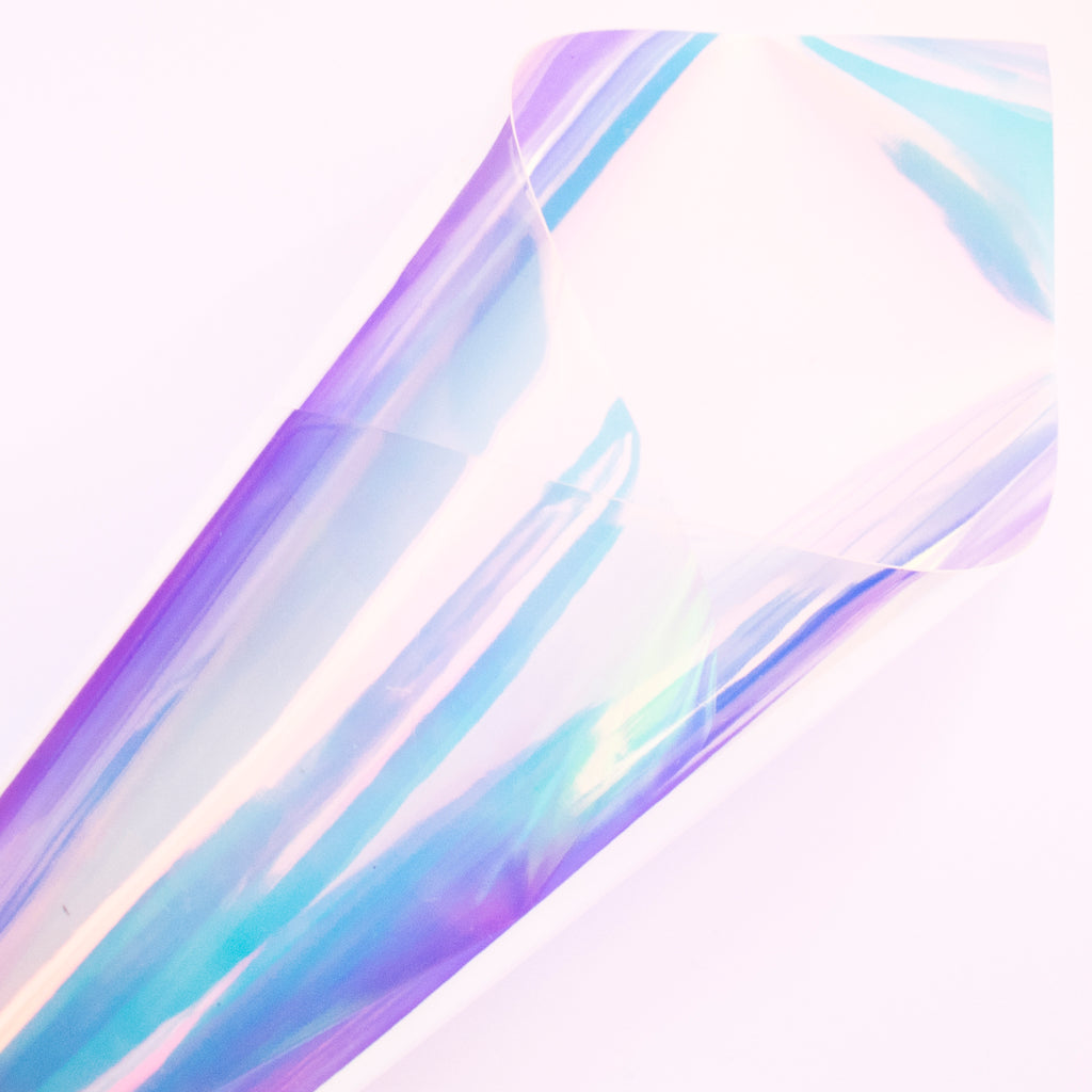 Unicorn Horn Iridescent Transparent Vinyl