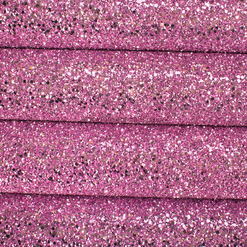 Lavender Chunky Glitter Fabric