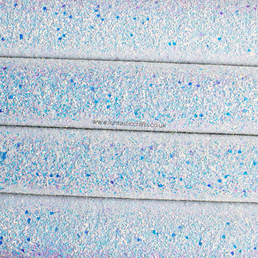 Winter Wonderland Chunky Glitter Fabric