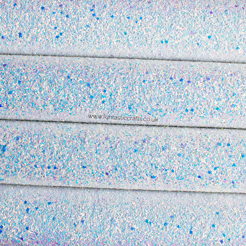 Winter Wonderland Chunky Glitter Fabric