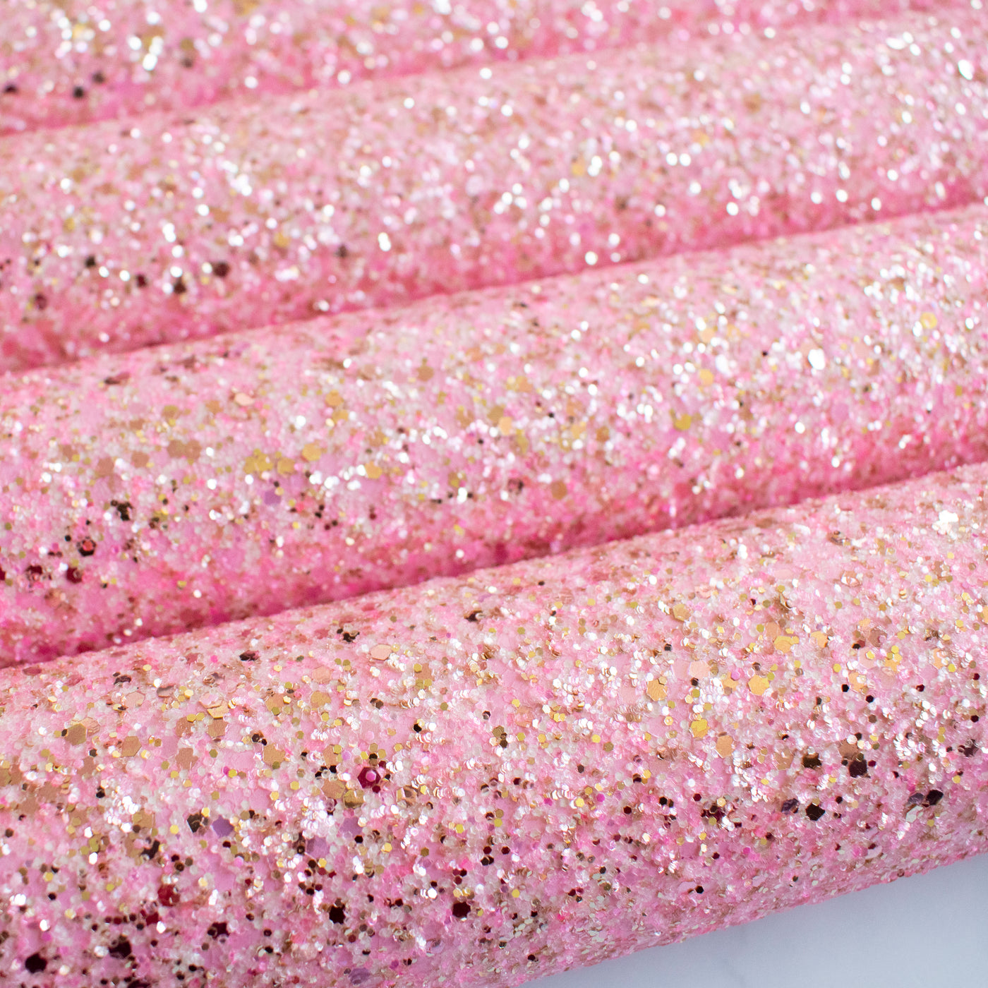 Bubble Gum Pink Glitter Felt - American Felt & Craft