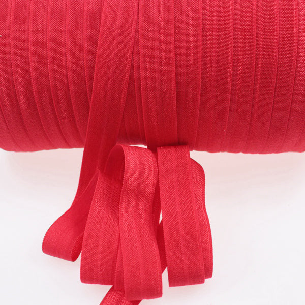 250 Red 15mm Fold Over Elastic