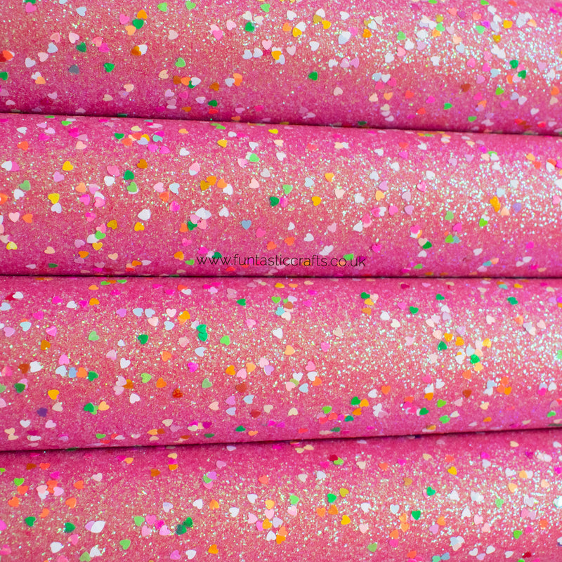 Sweet Valentine Fine Glitter Fabric