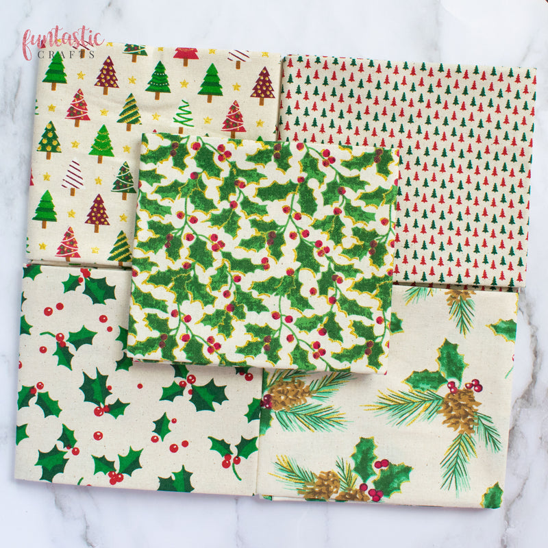 Christmas Cotton Fat quarter bundles - John Louden