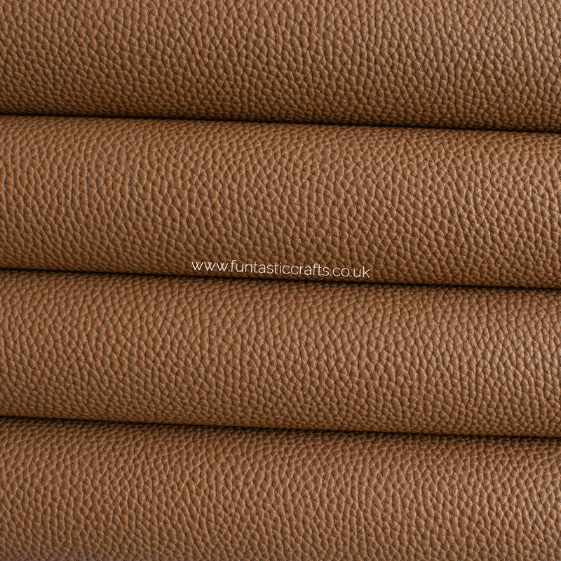 Matte Textured Leatherette - Brown