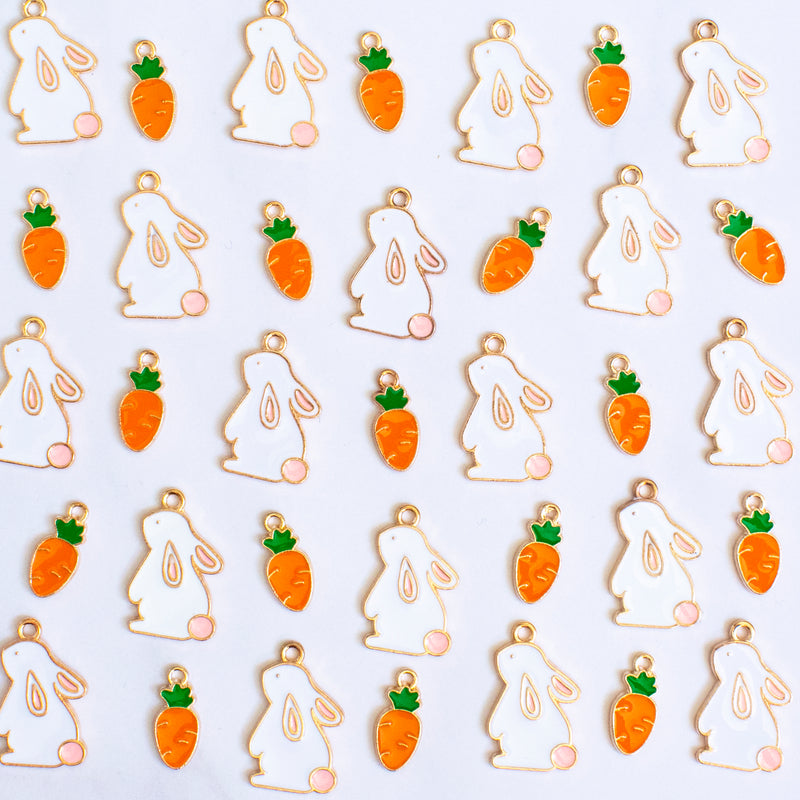 Easter Bunny Rabbit Charms