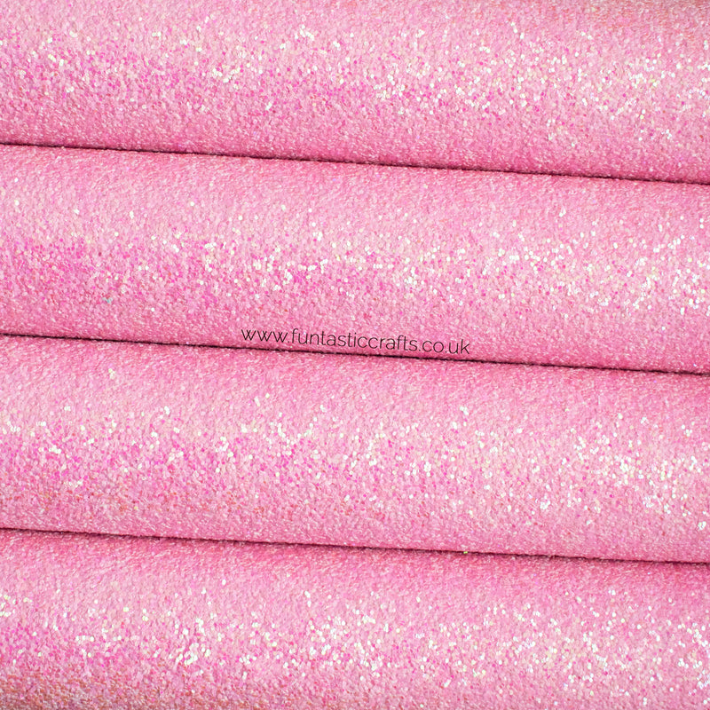 Candy Pink - Chunky Glitter Fabric