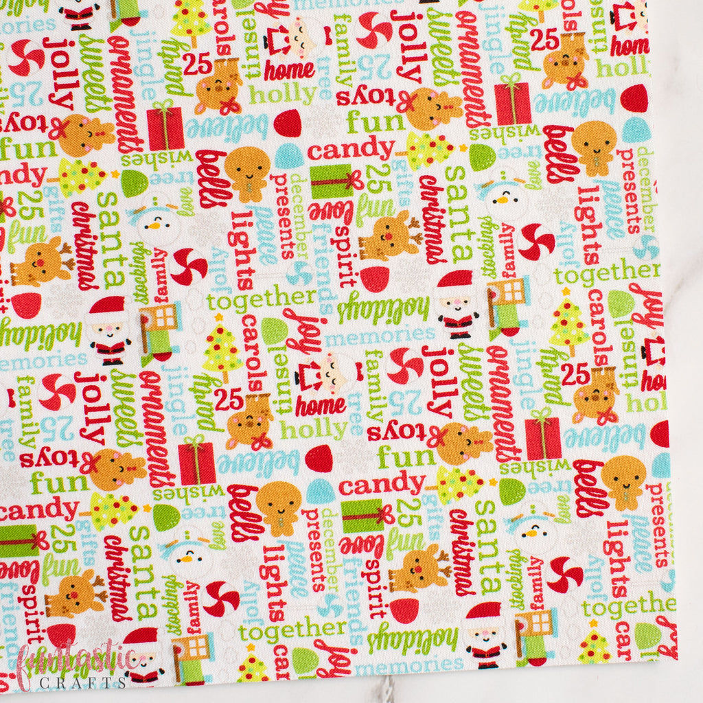 Season's Greetings - Christmas Fabric Felt