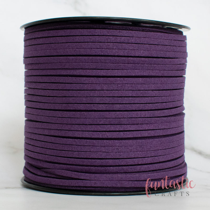 3mm Faux Suede Leather Cord