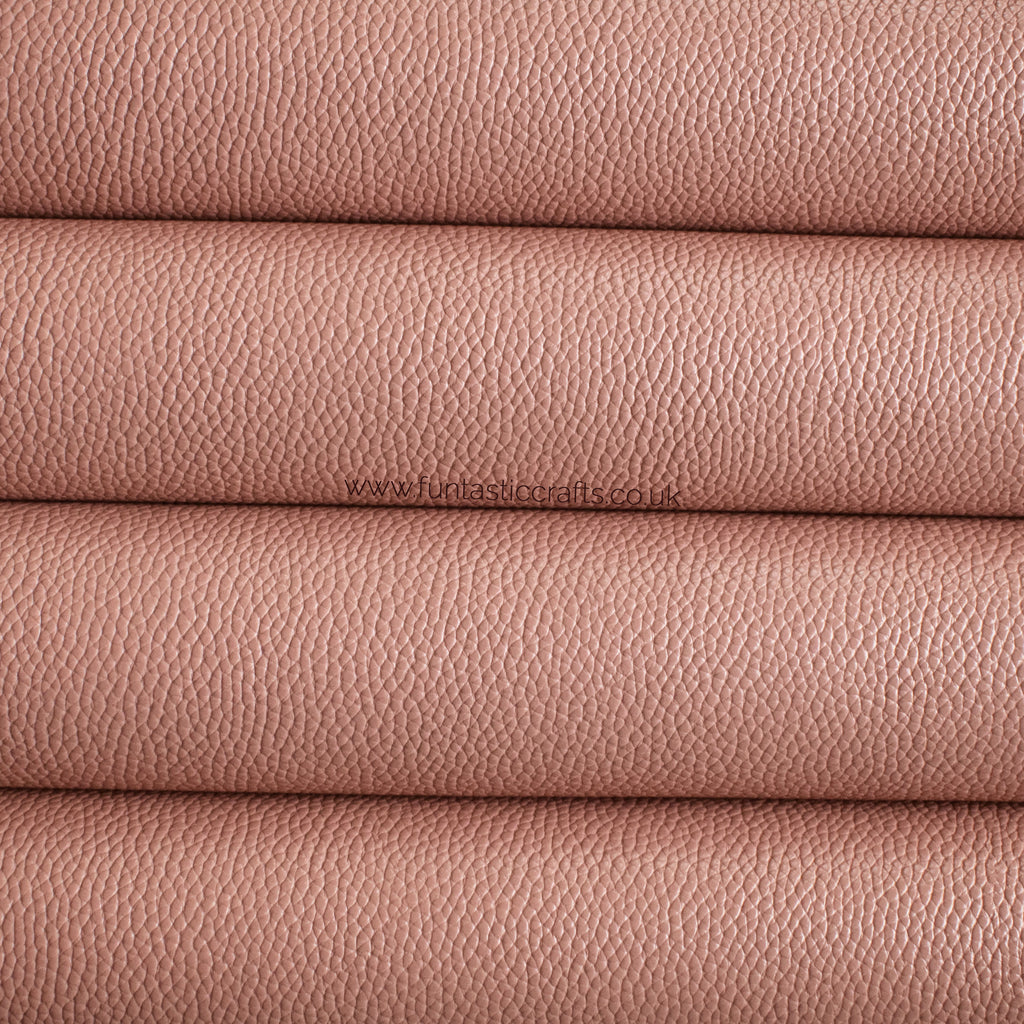 Matte Dusty Rose Textured Leatherette