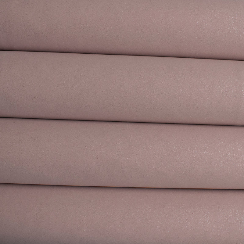 New Glitter Faux Suede Fabric - Dusty Rose