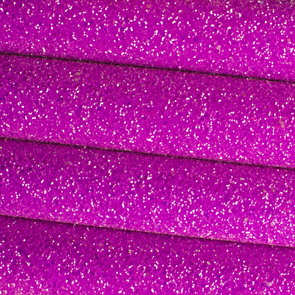 Neon Purple Iridescent Frosted Chunky Glitter Fabric