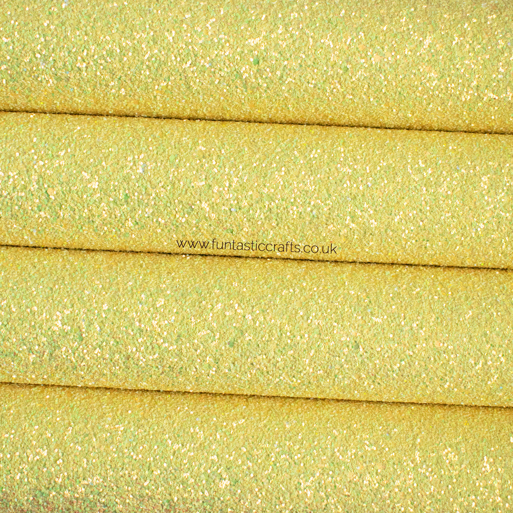 Lemonade - Chunky Glitter Fabric